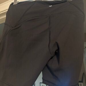 Black biker shorts